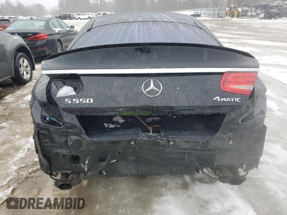 2016 Mercedes-Benz S-Class S 550 with VIN WDDXJ8FB8GA012118, listed as a Copart auction lot 45184945 with 85,606 mi miles and Salvage Title. Bid and sale history available at carsss.com. Image 6.
