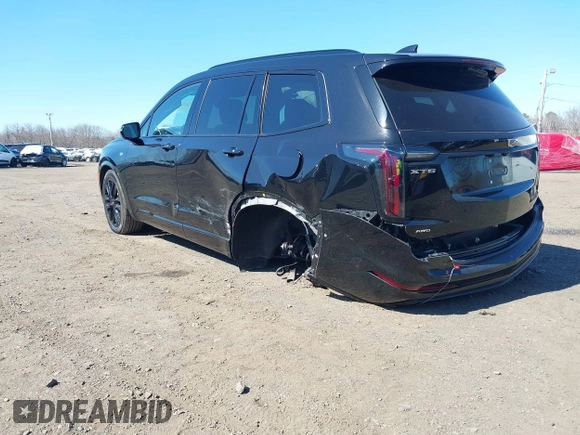 2022 Cadillac XT6 Sport with VIN 1GYKPGRS3NZ143717, listed as a IAAI auction lot 41758715 with 49,083 mi miles. Bid and sale history available at carsss.com. Image 17.