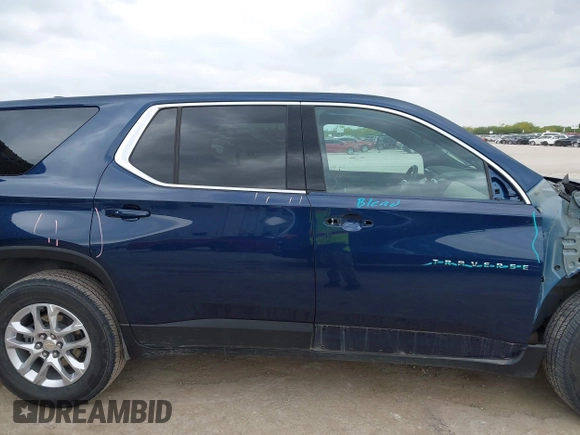 2023 Chevrolet Traverse LS with VIN 1GNERFKW6PJ221839, listed as a IAAI auction lot 42064680 with 41,183 mi miles and . Bid and sale history available at DreamBid. Image 14.