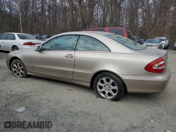 2004 Mercedes-Benz CLK 320 z VIN WDBTJ65JX4F102602, wystawiony jako Copart lot #48133485 z przebiegiem 143 166 mil mil oraz Szkoda całkowita • Salvage title. Historia ofert i sprzedaży dostępna na DreamBid. Obrazek 2.