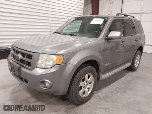 2008 Ford Escape Limited with VIN 1FMCU94178KC99233, listed as a IAAI auction lot 41820482 with 212,498 mi miles. Bid and sale history available at carsss.com. Image 2.