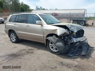 2007 Toyota Highlander Hybrid w/3rd Row with VIN JTEDW21A970020319, listed as a IAAI auction lot 41905852 with 247,546 mi miles. Bid and sale history available at carsss.com. Image 1.
