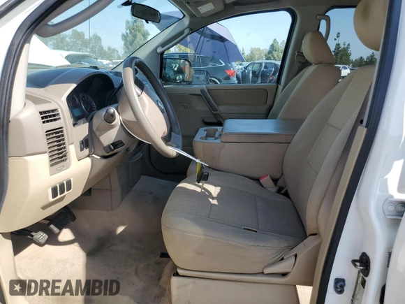 2011 Nissan Titan SV with VIN 1N6AA0EKXBN322210, listed as a Copart auction lot 54178105 with 125,380 mi miles and Salvage Title. Bid and sale history available at DreamBid. Image 7.