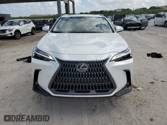 2025 Lexus NX with VIN JTJGDCAZ7S2021918, listed as a Copart auction lot 51799835 with 1,512 mi miles and Salvage Title. Bid and sale history available at carsss.com. Image 5.