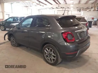 2021 FIAT 500X Trekking with VIN ZFBNF3B17MP909591, listed as a IAAI auction lot 41256551 with 58,688 mi miles and . Bid and sale history available at DreamBid. Image 3.