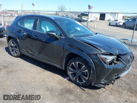 2022 Lexus UX 250h with VIN JTHP9JBH3N2054478, listed as a IAAI auction lot 42060342 with 38,954 mi miles and . Bid and sale history available at DreamBid. Image 1.