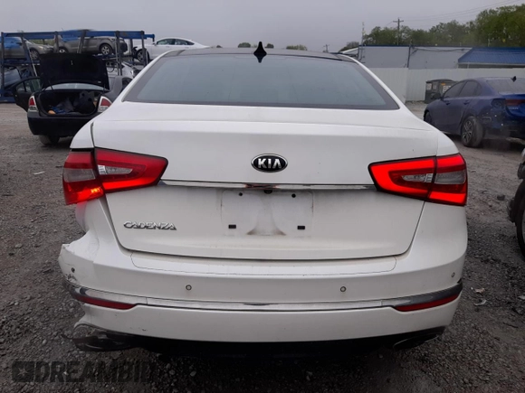 2015 Kia Cadenza Premium with VIN KNALN4D78F5179698, listed as a Copart auction lot 72376684 with 100,944 mi miles and Salvage Title. Bid and sale history available at carsss.com. Image 6.