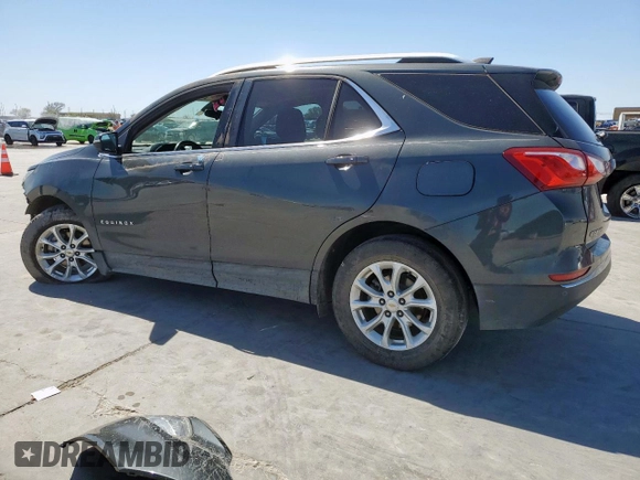 2018 Chevrolet Equinox LT with VIN 2GNAXJEV7J6239989, listed as a Copart auction lot 49865715 with 135,297 mi miles and Salvage Title. Bid and sale history available at carsss.com. Image 2.