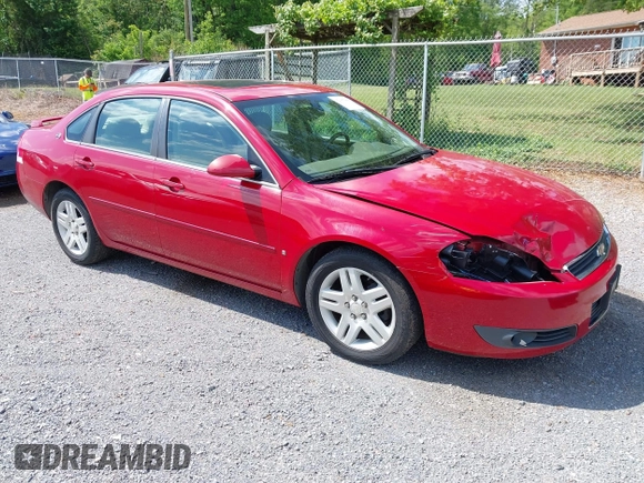 2007 Chevrolet Impala LT with VIN 2G1WC58R979227262, listed as a IAAI auction lot 42187588 with 186,452 mi miles and . Bid and sale history available at DreamBid. Image 1.