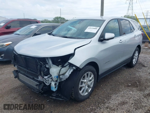 2022 Chevrolet Equinox LT z VIN 3GNAXKEV3NL135782, wystawiony jako IAAI lot #42155088 z przebiegiem 41 785 mil mil oraz . Historia ofert i sprzedaży dostępna na DreamBid. Obrazek 6.