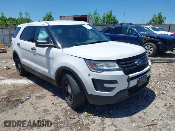 2017 Ford Police Interceptor Utility z VIN 1FM5K8AR9HGD26082, wystawiony jako IAAI lot #42302735 z przebiegiem 168 705 mil mil oraz . Historia ofert i sprzedaży dostępna na DreamBid. Obrazek 1.