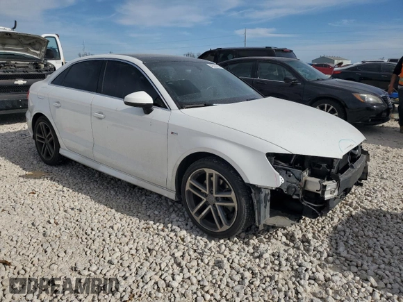2017 Audi A3 Premium Plus with VIN WAUGUGFF7H1046600, listed as a Copart auction lot 49002005 with 74,914 mi miles and Salvage Title. Bid and sale history available at DreamBid. Image 4.
