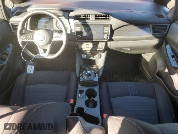 2022 Nissan LEAF SV Plus with VIN 1N4BZ1CV5NC561964, listed as a Copart auction lot 43735905 with 15,463 mi miles and Salvage Title. Bid and sale history available at DreamBid. Image 8.