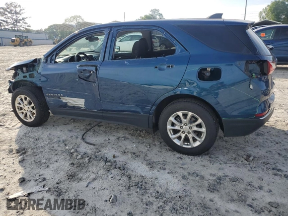 2021 Chevrolet Equinox LT with VIN 3GNAXKEV9ML386515, listed as a Copart auction lot 53564645 with 110,722 mi miles and Salvage title. Bid and sale history available at DreamBid. Image 2.