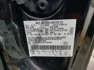 2013 Ford F-250 XL with VIN 1FT7X2B6XDEA50985, listed as a Copart auction lot 53409724 with 104,965 mi miles and Salvage Title. Bid and sale history available at DreamBid. Image 12.