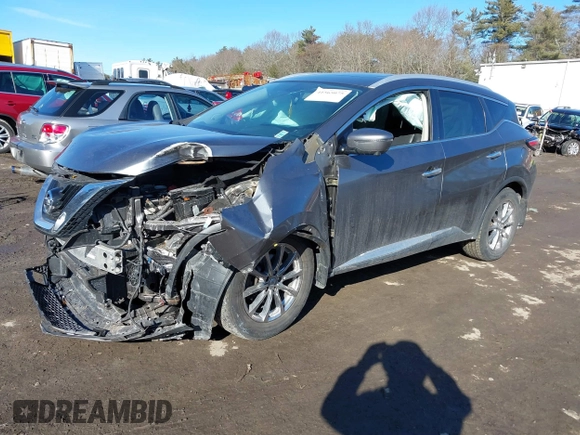 2017 Nissan Murano SL with VIN 5N1AZ2MH8HN100444, listed as a IAAI auction lot 41565075 with 83,520 mi miles and . Bid and sale history available at DreamBid. Image 17.