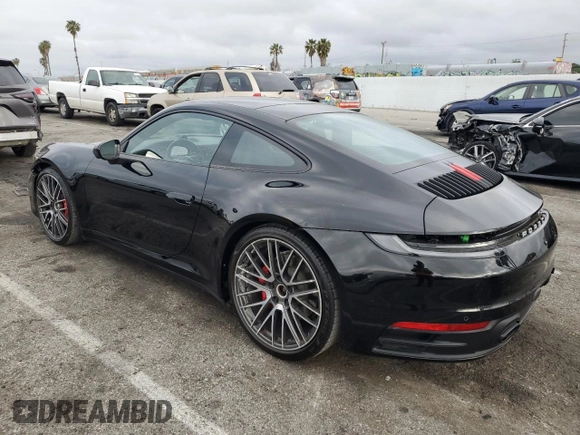 2021 Porsche 911 Carrera S with VIN WP0AB2A95MS222728, listed as a Copart auction lot 52555324 with 14,419 mi miles. Bid and sale history available at carsss.com. Image 2.
