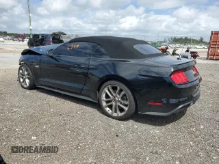 2023 Ford Mustang GT Premium with VIN 1FATP8FF2P5113423, listed as a Copart auction lot 47677974 with 6,347 mi miles and Salvage title. Bid and sale history available at DreamBid. Image 2.