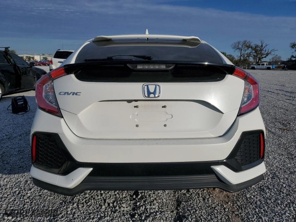 2019 Honda Civic Hatchback EX-L Navi with VIN SHHFK7H8XKU202578, listed as a Copart auction lot 87446054 with 61,017 mi miles and Salvage Title. Bid and sale history available at carsss.com. Image 6.