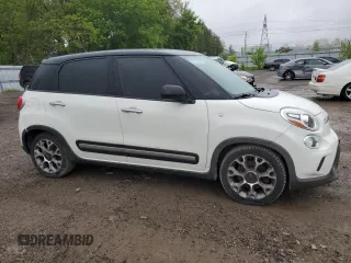 2014 FIAT 500L Trekking z VIN ZFBCFADH5EZ025547, wystawiony jako Copart lot #57479235 z przebiegiem 151 411 mil mil oraz Czysty tytuł • Clean title. Historia ofert i sprzedaży dostępna na DreamBid. Obrazek 4.