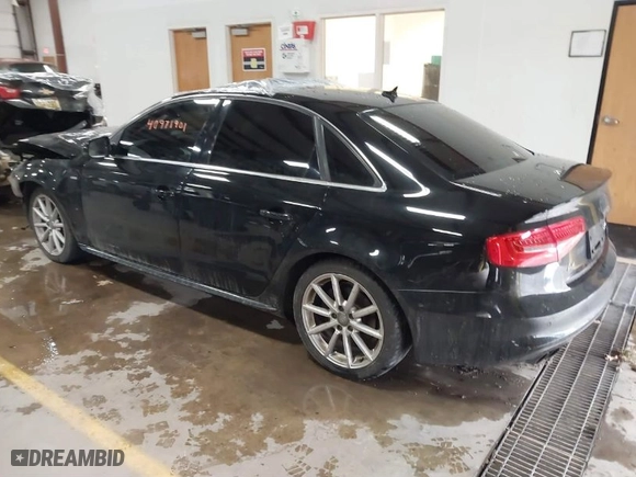 2014 Audi A4 Premium Plus with VIN WAUFFAFL5EN005217, listed as a IAAI auction lot 40971901 with 217,529 mi miles. Bid and sale history available at carsss.com. Image 3.