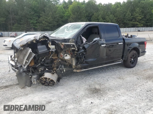 2016 Ford F-150 XL with VIN 1FTEW1CF2GFA22809, listed as a Copart auction lot 57218375 with Not provided miles and Salvage title. Bid and sale history available at DreamBid. Image 1.