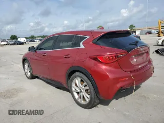 2018 Infiniti QX30 ESSENTIAL with VIN SJKCH5CP1JA050717, listed as a Copart auction lot 64178064 with 0 mi miles and Salvage Title. Bid and sale history available at carsss.com. Image 2.