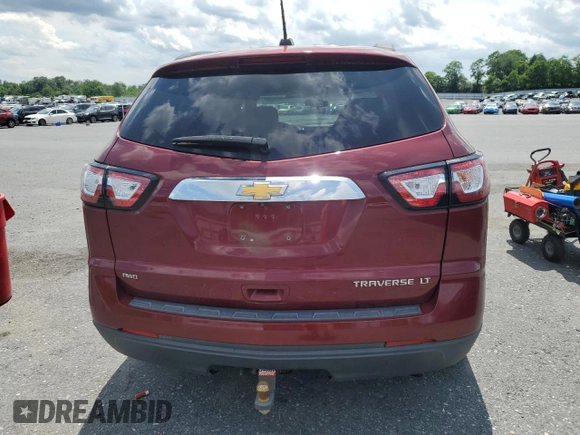 2016 Chevrolet Traverse LT with VIN 1GNKVGKDXGJ209177, listed as a Copart auction lot 61846485 with 165,752 mi miles and Salvage title. Bid and sale history available at DreamBid. Image 6.