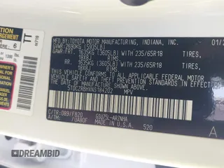 2022 Toyota Highlander L z VIN 5TDCZRBHXNS184202, wystawiony jako IAAI lot #42292281 z przebiegiem 15 141 mil mil oraz . Historia ofert i sprzedaży dostępna na DreamBid. Obrazek 9.