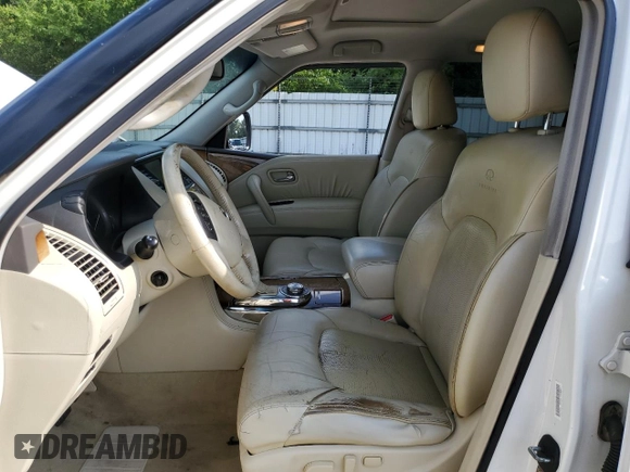 2011 Infiniti QX56 7-passenger with VIN JN8AZ2NE6B9004261, listed as a Copart auction lot 66890954 with 245,018 mi miles and Clean Title. Bid and sale history available at carsss.com. Image 7.
