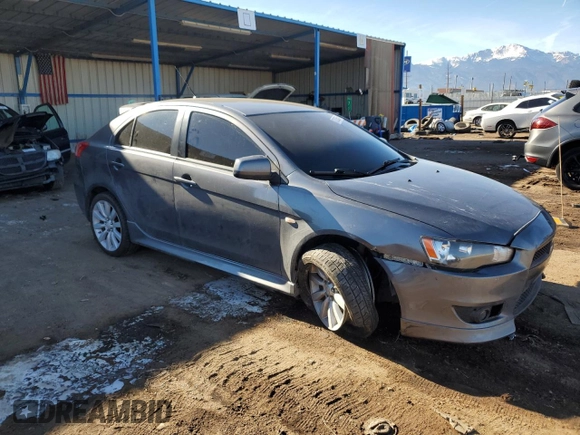 2011 Mitsubishi Lancer GTS with VIN JA32X8HWXBU009763, listed as a Copart auction lot 83205854 with 118,897 mi miles and Salvage Title. Bid and sale history available at carsss.com. Image 4.