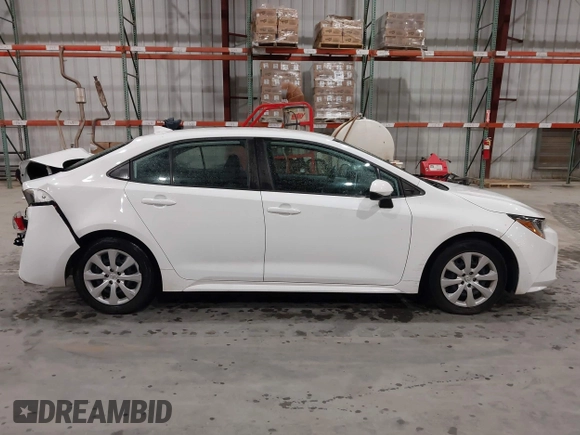 2020 Toyota Corolla LE with VIN 5YFEPRAE3LP047159, listed as a IAAI auction lot 41925345 with 57,505 mi miles. Bid and sale history available at carsss.com. Image 13.