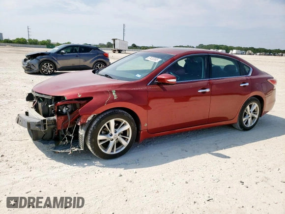2015 Nissan Altima 2.5 with VIN 1N4AL3AP2FN348442, listed as a Copart auction lot 57433365 with 57,809 mi miles and Salvage title. Bid and sale history available at DreamBid. Image 1.