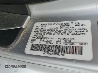 2013 Nissan 370Z with VIN JN1AZ4EH7DM382786, listed as a Copart auction lot 78954654 with 96,789 mi miles and Salvage Title. Bid and sale history available at carsss.com. Image 13.