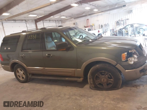 2003 Ford Expedition Eddie Bauer with VIN 1FMFU18L03LA98352, listed as a IAAI auction lot 42290351 with 249,903 mi miles and . Bid and sale history available at DreamBid. Image 13.