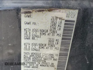 2013 Nissan Frontier SV with VIN 1N6AD0FV3DN715954, listed as a Copart auction lot 56013565 with 207,244 mi miles and Salvage title. Bid and sale history available at DreamBid. Image 12.