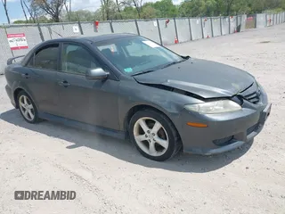 2005 Mazda 6 Sport S with VIN 1YVHP80DX55M60044, listed as a IAAI auction lot 42181650 with 161,463 mi miles and . Bid and sale history available at DreamBid. Image 1.