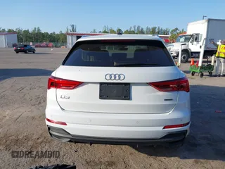 2024 Audi Q3 S line Premium Plus with VIN WA1EECF36R1152747, listed as a IAAI auction lot 42110619 with 16,926 mi miles and . Bid and sale history available at DreamBid. Image 16.