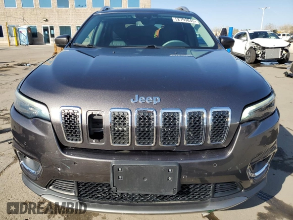 2019 Jeep Cherokee Limited with VIN 1C4PJMDX2KD283474, listed as a Copart auction lot 52799845 with 38,499 mi miles and Salvage Title. Bid and sale history available at carsss.com. Image 5.