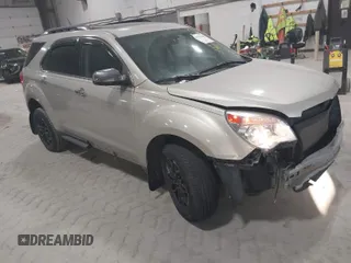 2015 Chevrolet Equinox LTZ with VIN 2GNFLDE3XF6361643, listed as a IAAI auction lot 41702248 with 104,740 mi miles. Bid and sale history available at carsss.com. Image 1.
