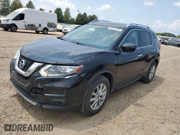 2017 Nissan Rogue SV with VIN JN8AT2MT7HW391981, listed as a Copart auction lot 64074304 with 109,942 mi miles and Salvage Title. Bid and sale history available at carsss.com. Image 1.