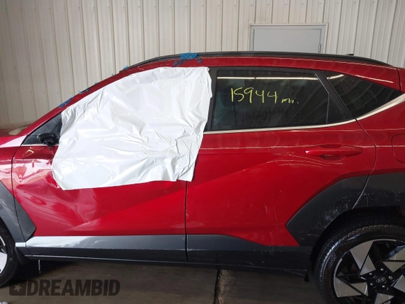 2024 Hyundai Kona Limited with VIN KM8HECA39RU167604, listed as a IAAI auction lot 41595060 with 15,944 mi miles. Bid and sale history available at carsss.com. Image 13.