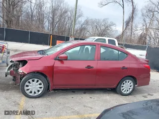 2019 Nissan Versa Sedan SV with VIN 3N1CN7AP6KL824807, listed as a IAAI auction lot 41169934 with 48,517 mi miles. Bid and sale history available at carsss.com. Image 14.