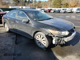 2009 Acura TSX with VIN JH4CU26679C014626, listed as a Copart auction lot 43634955 with 218,324 mi miles and Salvage Title. Bid and sale history available at carsss.com. Image 4.