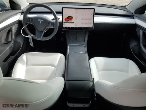 2023 Tesla Model 3 with VIN 5YJ3E1EA4PF686769, listed as a Copart auction lot 45866915 with 17,602 mi miles and Salvage Title. Bid and sale history available at carsss.com. Image 8.