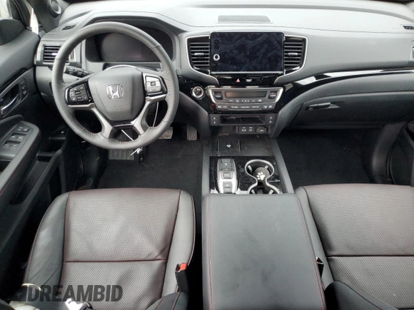 2024 Honda Ridgeline Black Edition with VIN 5FPYK3F8XRB030740, listed as a Copart auction lot 55117555 with 3,930 mi miles and Salvage title. Bid and sale history available at DreamBid. Image 8.