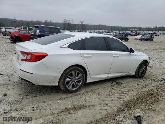 2020 Honda Accord Sedan LX with VIN 1HGCV1F12LA099781, listed as a Copart auction lot 43570455 with 103,978 mi miles and Salvage Title. Bid and sale history available at carsss.com. Image 3.