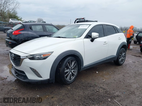 2017 Mazda CX-3 Touring with VIN JM1DKFC77H0172867, listed as a IAAI auction lot 41901655 with 144,778 mi miles. Bid and sale history available at carsss.com. Image 2.