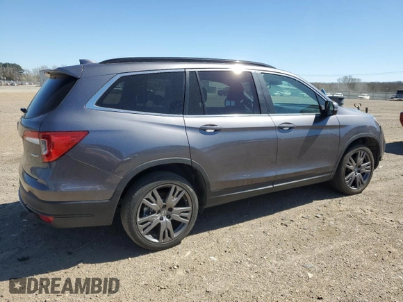 2021 Honda Pilot Special Edition with VIN 5FNYF5H20MB036539, listed as a Copart auction lot 47749615 with 55,967 mi miles and Salvage Title. Bid and sale history available at DreamBid. Image 3.