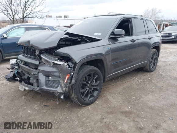 2024 Jeep Grand Cherokee z VIN 1C4RJYB6XR8955858, wystawiony jako IAAI lot #41724210 z przebiegiem Nie podano mil oraz . Historia ofert i sprzedaży dostępna na DreamBid. Obrazek 2.